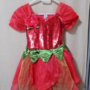 Girls Tulip Costume Tulle Dress Size Medium 8 Mildly Used